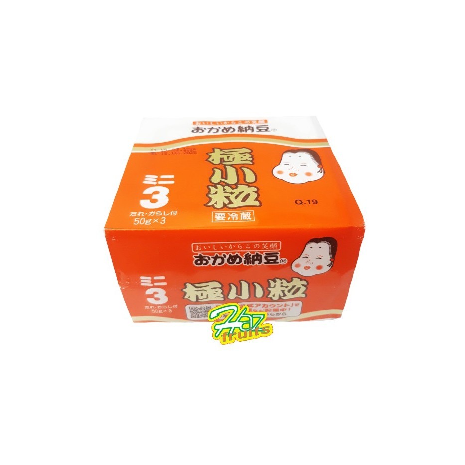 

Okame Natto Goku Kotsubu ( 50gr X 3 ) | Natto Kedelai Jepang 150 Gram