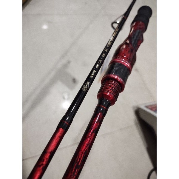 joran Daido emperor extreme micro jig 662 198cm solid carbon jigging pe 02 06