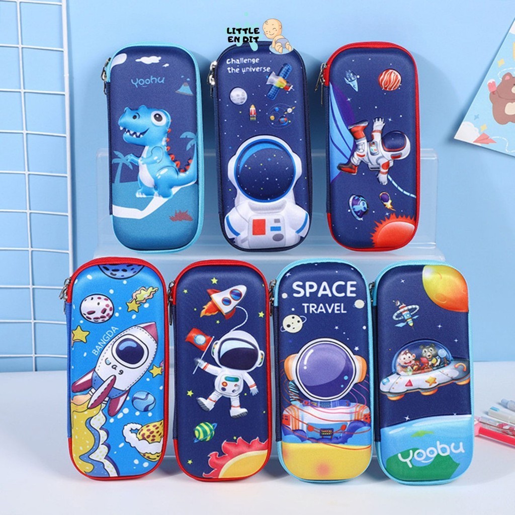 

Littleendit ATK11 Kotak pensil Anak/ Tempat Pensil 3D/ Pencil Case Anak Laki-laki dan Perempuan
