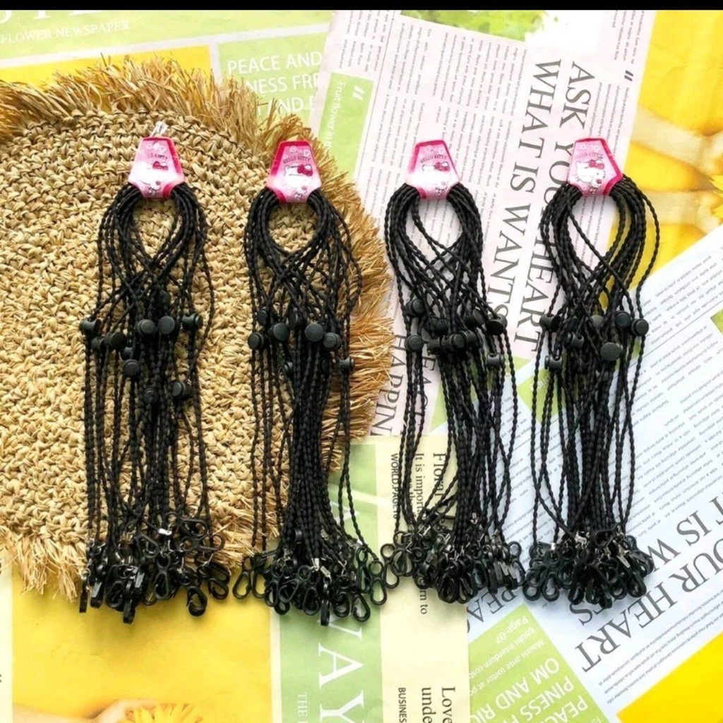 Tali Masker Konektor Gantungan Masker Korea / Konektor Masker Hijab / Strap Masker Termurah