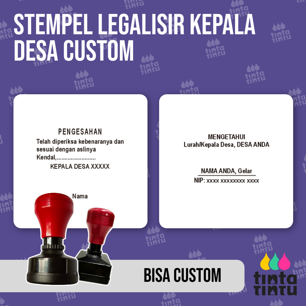 

Stempel Legalisir Kepala Desa Custom