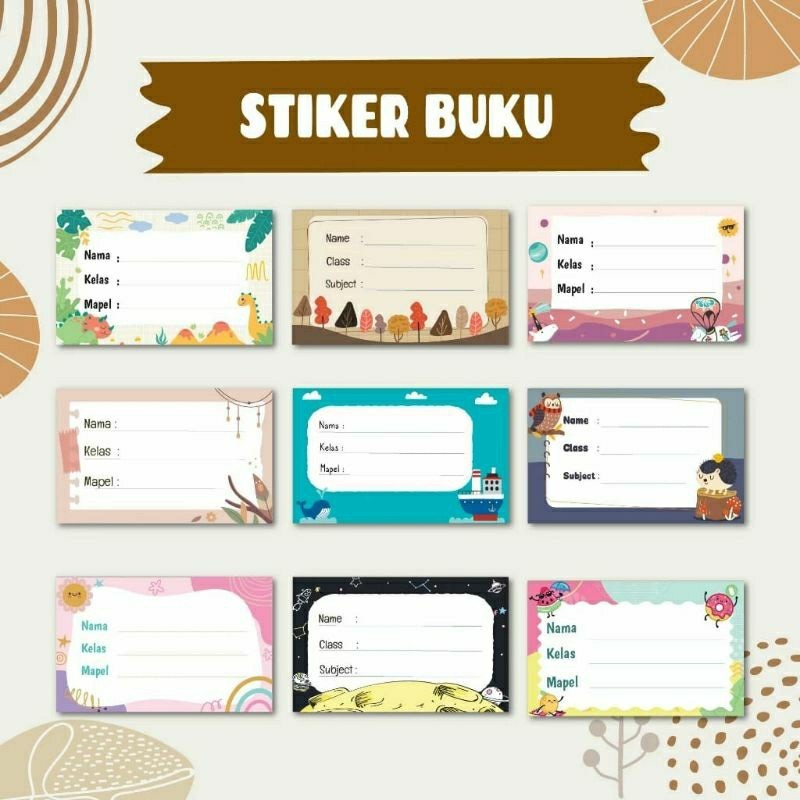 

STIKER BUKU STIKER MATA PELAJARAN ISI 20 PCS