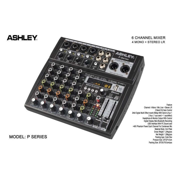 Mixer Ashley / Mixer Audio Ashley Original Ashley //TERLARIS