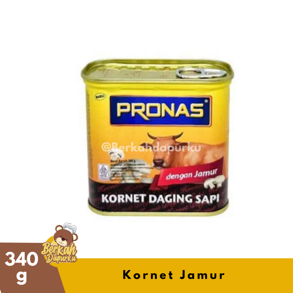 

Pronas Corned Mushroom 340g Kornet Murah