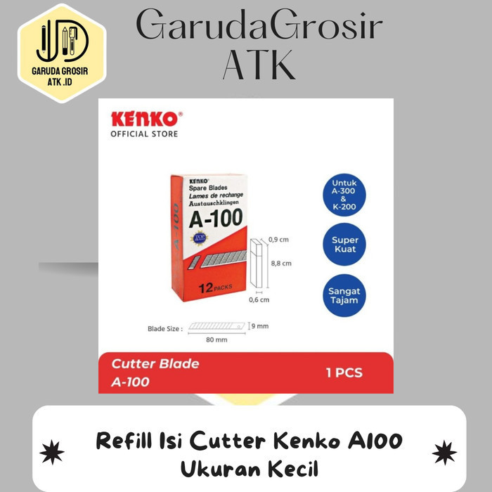 

Refill Isi Cutter Kenko A100 Ukuran Kecil
