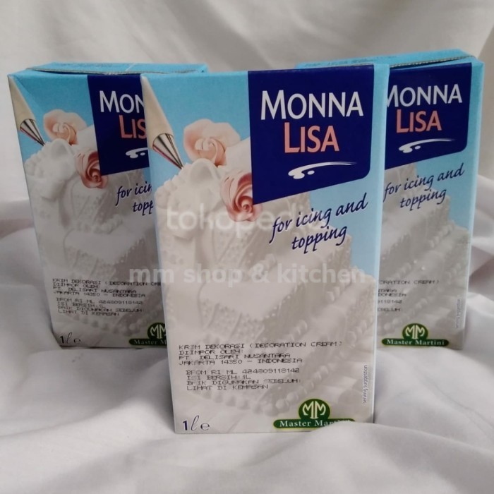 

Monnalisa Whipping Cream 1 Liter. KHUSUS GRAB/GOJEK.