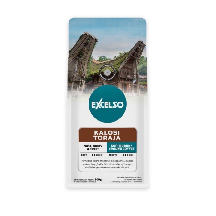 

New Promo Best Excelso Kalosi Toraja - Bubuk Kopi 200 gr