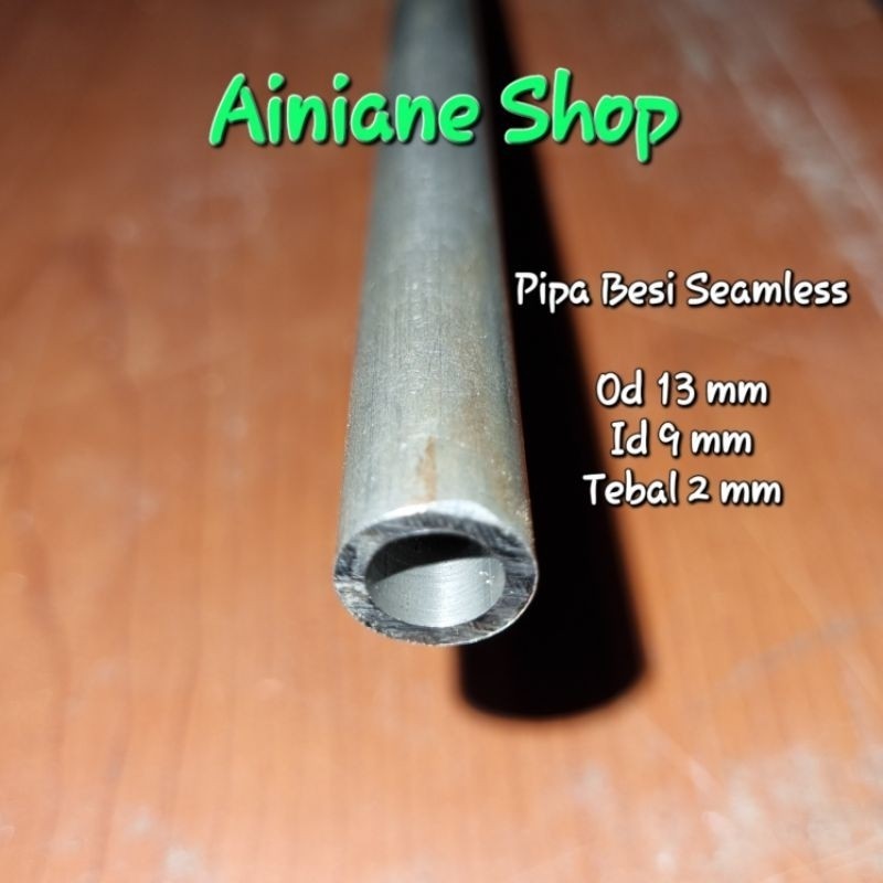 Pipa Besi Seamless Od 13 mm Id 9 mm Tebal 2 mm Panjang 70 cm