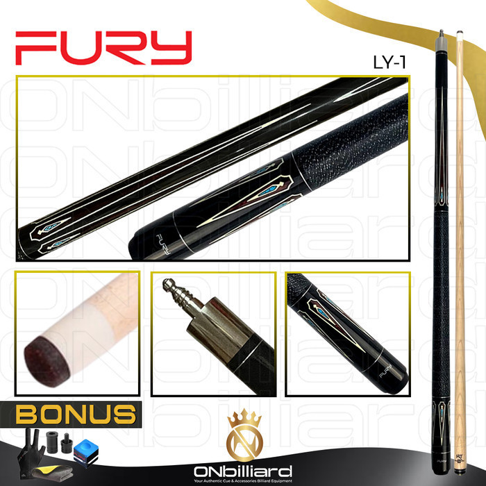 BEST Collection Fury LY Series Cue Stick Stik Play Billiard Biliar Biliyar Fury  - LY1