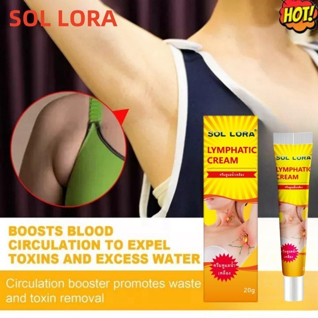 SOL LORA Lymphatic ointment lymph node removal cream Lymphatic Drainage Lymph Care Ointment Lymph Cr