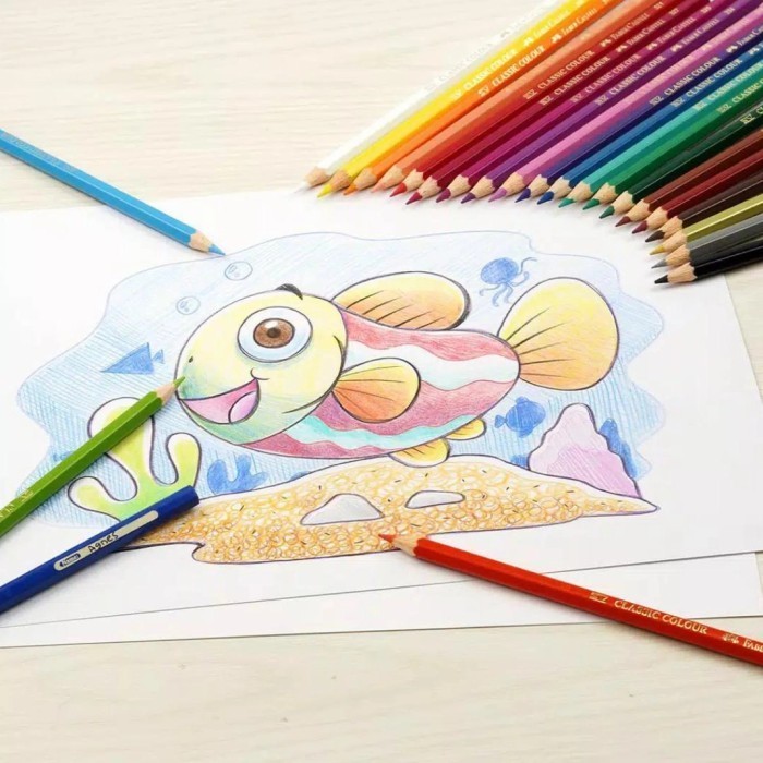

✨LARIS✨ -pensil warna classic colour 48 faber castell