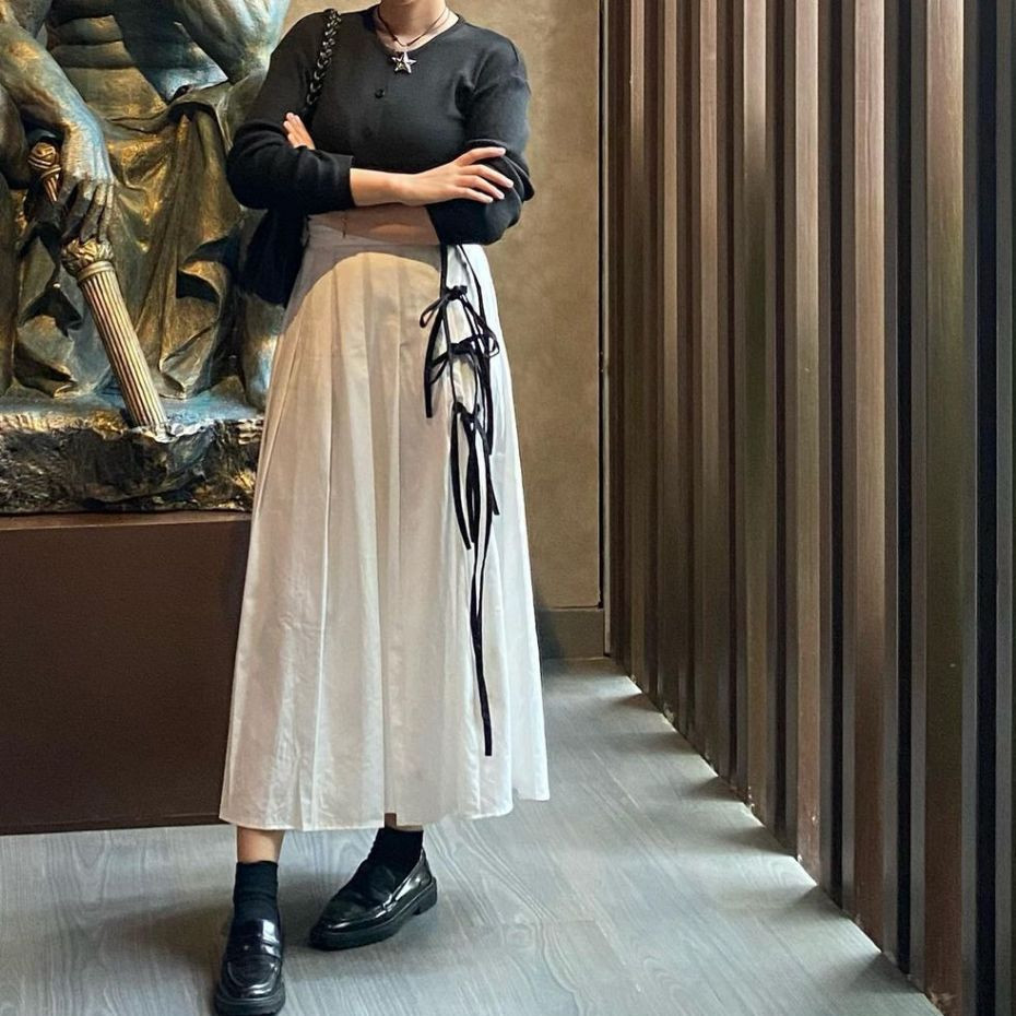 PREKTUS - ZRX PAKAIAN WANITA NUNA / BOW SKIRT / Rok Trendy Ala Korean / Fashion Pantai Remaja ABG Ke