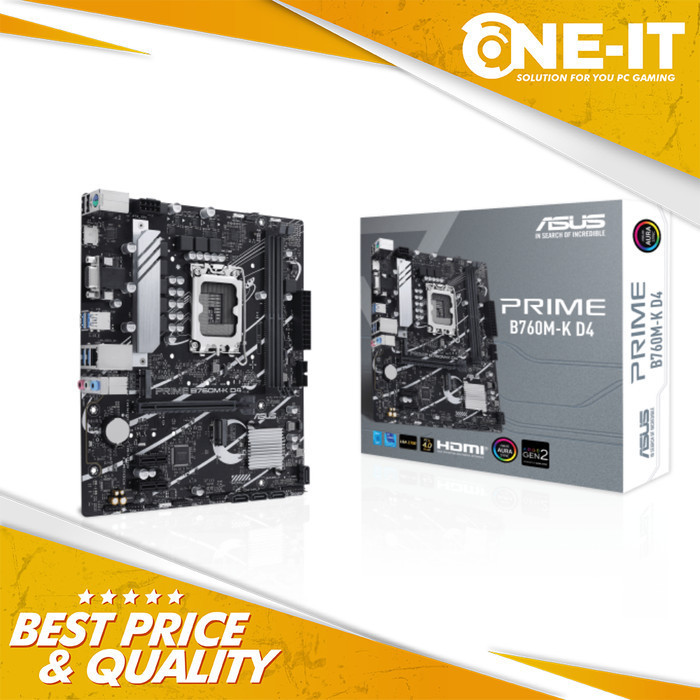 Motherboard ASUS PRIME B760M-K D4 Intel B760 LGA 1700 mATX DDR4