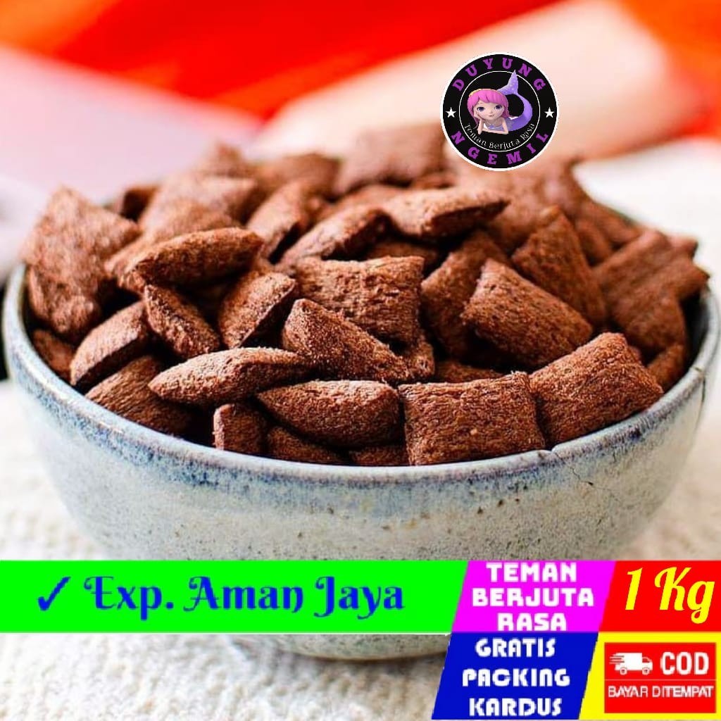 

[1Kg] Bantal Isi Coklat Asli / Jajanan Kue Bantal Isi Snack Asli | Duyung Ngemil - makanan ringan