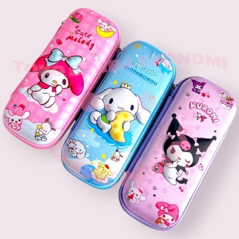 

KOTAK PENSIL LUCU KUROMI VIRAL Anak Karakter Gambar Timbul Emboss 3D Lucu Pencil Case