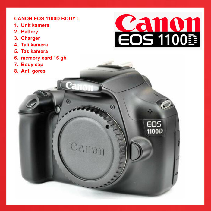 Kamera Canon 1100d - 1100d body