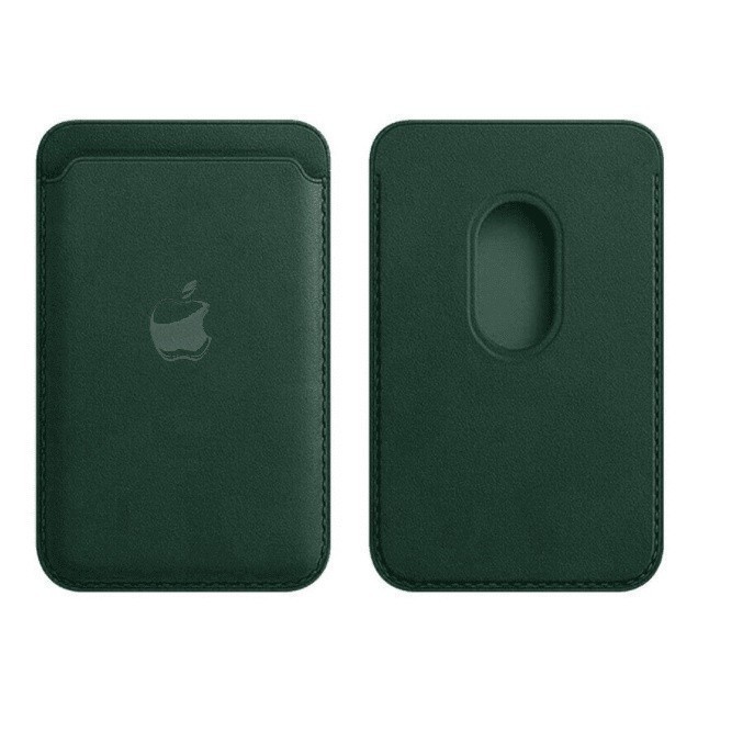New[Promo] Apple Magsafe Wallet Case Card Holder for Iphone 11 12 13 Pro Max - Hijau