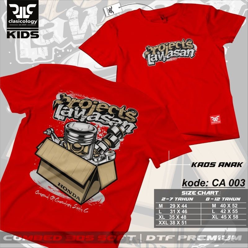 kaos cb anak kaos gl100 anak kaos herex anak distro CLASICOLOGY CA 003