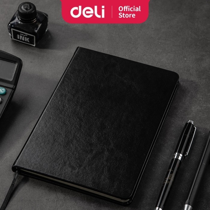

[KUALITAS TERBAIK] Deli Buku Notebook Cover Kulit Bahan Bagus dan Tahan Lama 7993