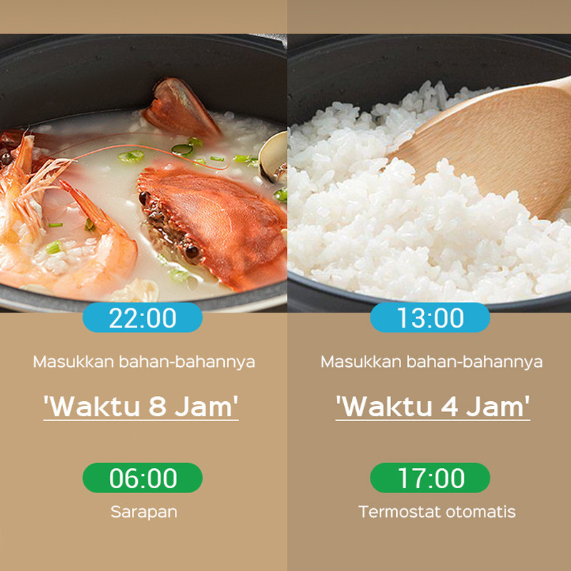 Pengiriman Dari MedanHan River Rice Cooker 1.2L Magic Com Touch Screen Smart Cooker