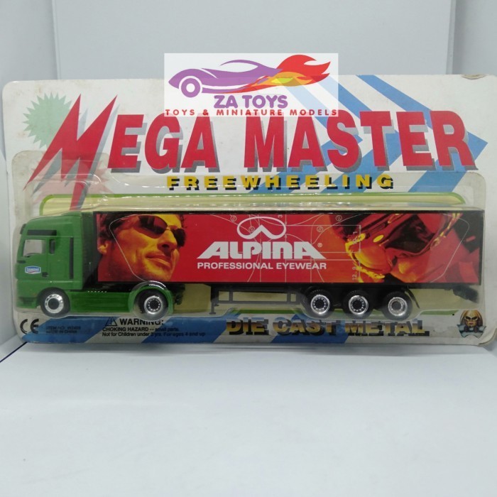 PTS99 Diecast Truck MAN TG-460 Alpina Hijau by Mega Master Schuco 1:87