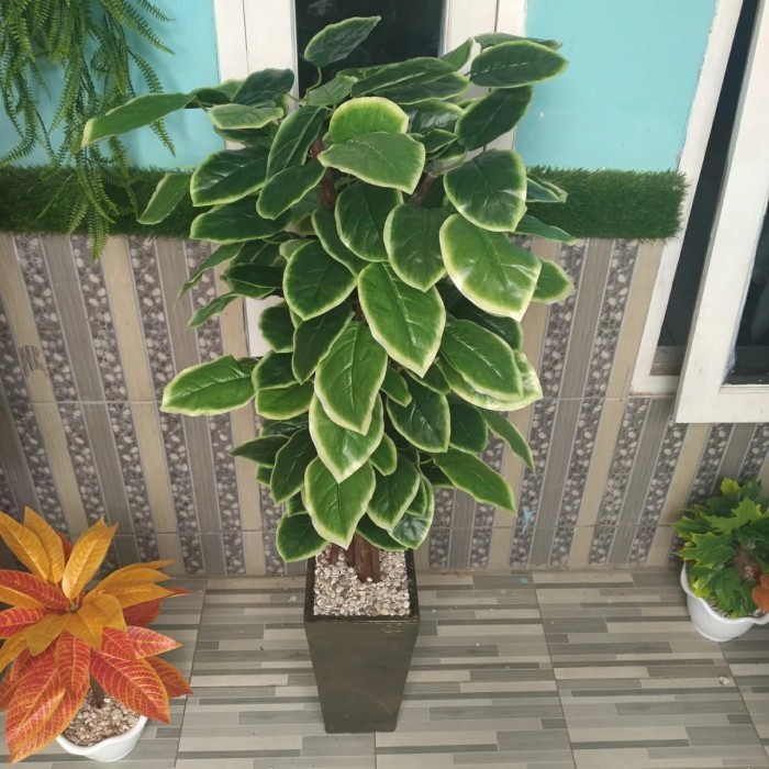 pohon sinfu plastik, pohon plastik tinggi 120 cm, artificial besar