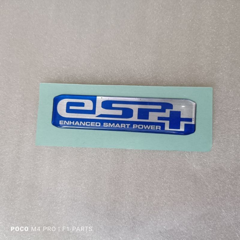 Stiker emblem esp+ plus biru honda beat vario scoopy pcx timbul vario beat adv scoopy