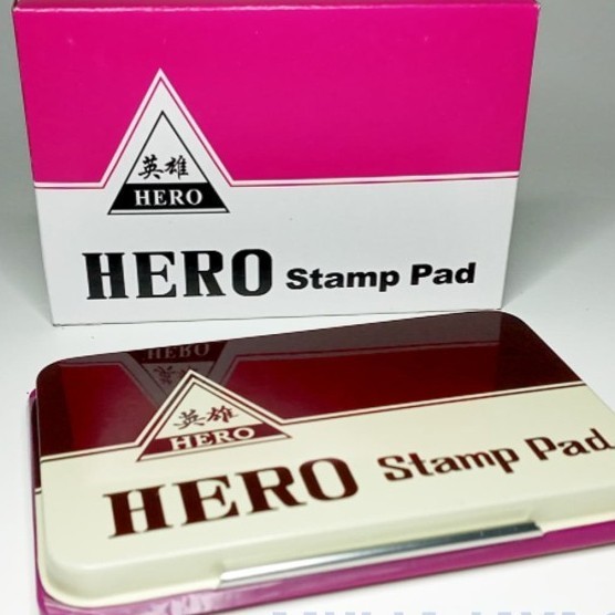 

stamp pad HERO / bantalan stempel / bak stempel mek hero