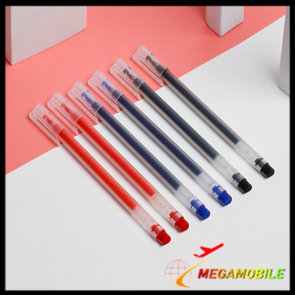 

MM - Pulpen Gel 0.5mm Bolpoin Pena Pulpen Tinta Gel Cair Pena Transparant Pen Gel