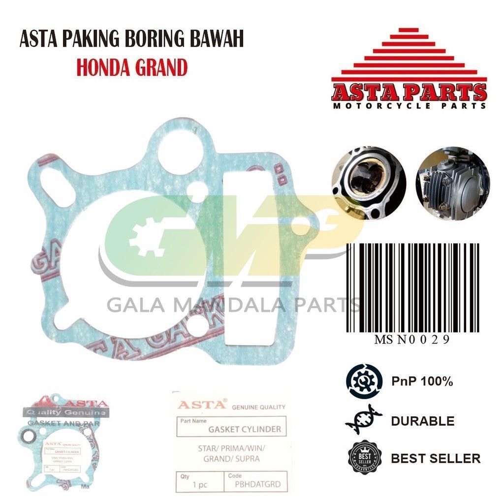 Paking Boring Blok Bawah Astrea Grand Prima Star Supra Kualitas Bagus
