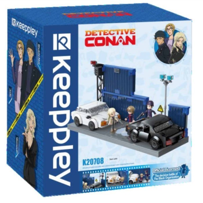 Keeppley Brick Detective Conan battle of The Black Organization K20708