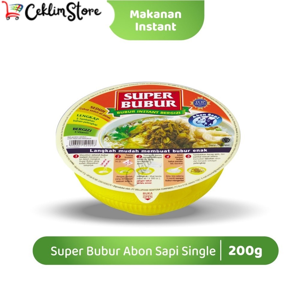 

Super Bubur Abon Sapi 67 Gram