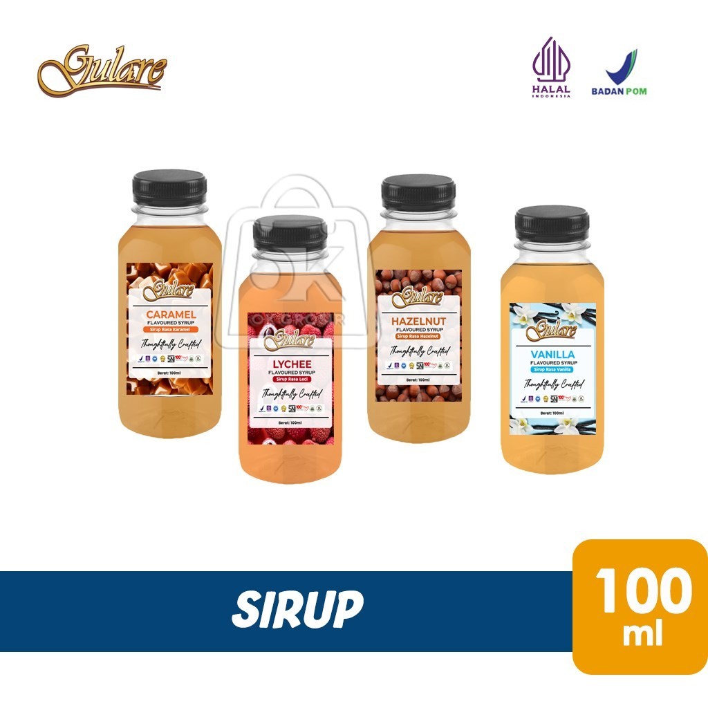 

Sirup Gulare Sample Syrup 100ml Repack All Varian (1 pcs)