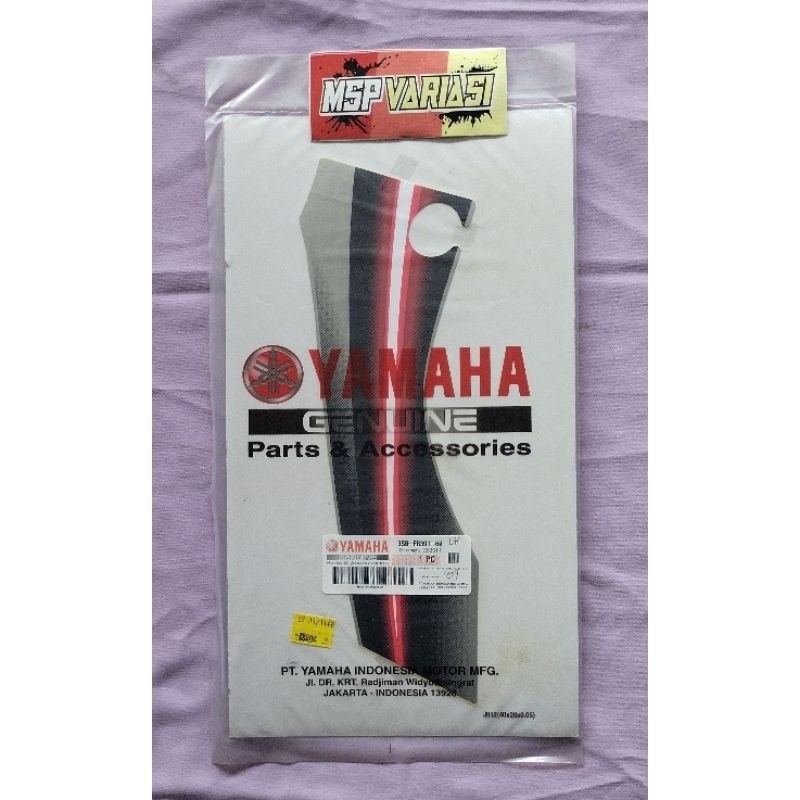 Striping Motor  Yamaha Vega R 2007 Merah Silver RUJI Original Ori asli Yamaha Genuine Part