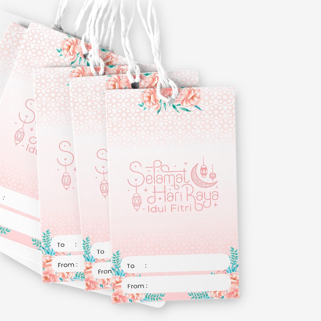 

Hangtag Edisi Lebaran Pink | Ukuran 6x9 cm