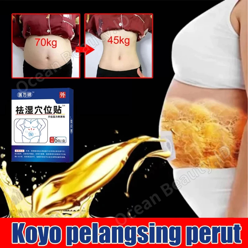 Koyo pelangsing perut Pengecil perut buncit wanita Pelangsing badan cepat dan ampuh Detox perut bunc