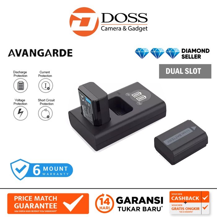 Avangarde Charger Kit Sony FW-50 Battery & Dl-FW-50 / Avangarde Fw50 - Triple Charger