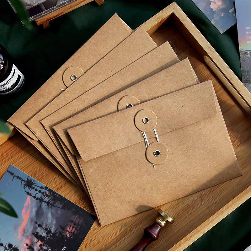 

20pcs Vintage Brown Kraft Paper Envelopes 11.5x17cm