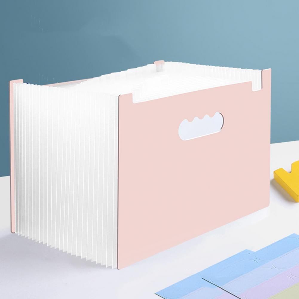 

Waterproof File Holder 25-pocket Accordion File Folder Waterproof Organizer for Home Office School Documents Expandable Vertical
