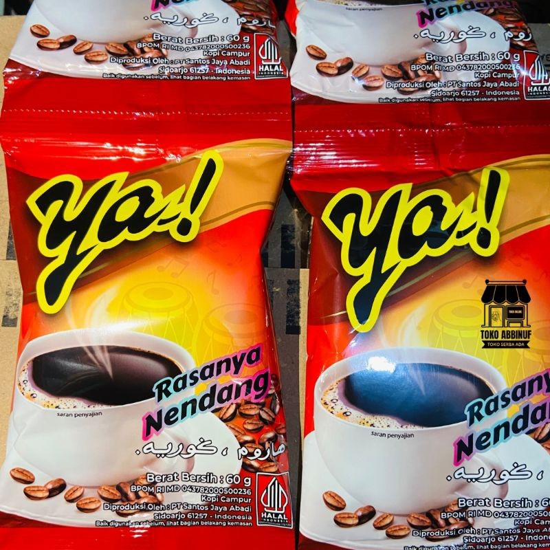 

1 PCS - KOPI BUBUK YA 60g KOPI YA! MERAH - ECER Sachet