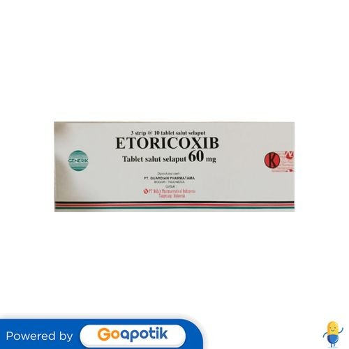 Etoricoxib Nulab 60 Mg Box 30 Tablet