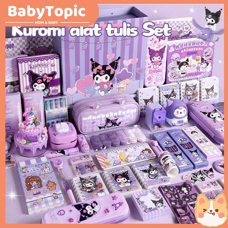 

【Local Delivery】Kuromi Kotak Hadiah Mewah Alat Tulis Set /Set Stationery Untuk Hadiah Anak Sekolah Kuromi/Kotak Pensil Anak set/Untuk Hadiah Anak Sekolah Kuromi