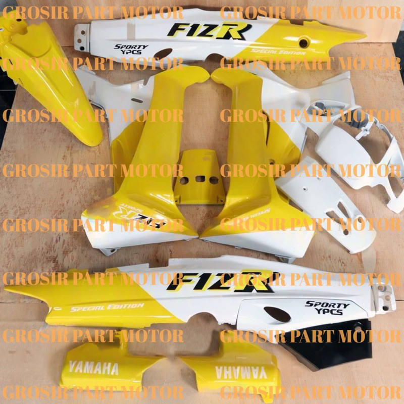 Cover Body Fizr F1zr Full Set Halus Malboro Kuning Putih Cover Bodi Yamaha Fiz r