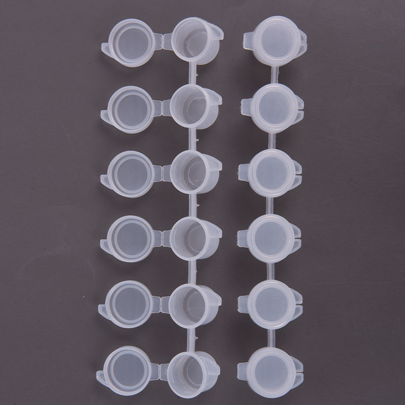 

Hot sale 1Pcs 6 Joint 3ml Pigment Container Box Painting Acrylic Paint Supplies For Drawing Art