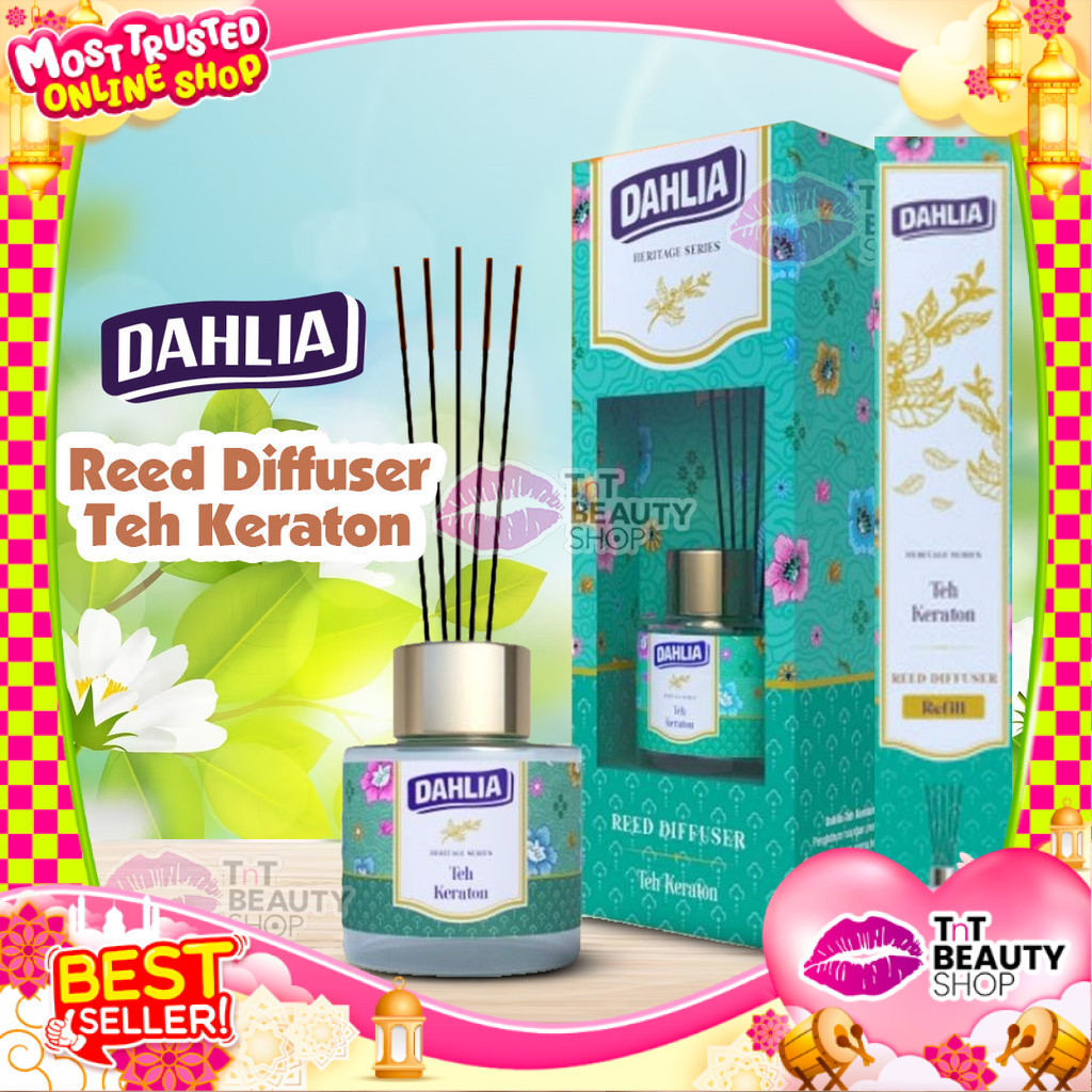 Dahlia Reed Diffuser Pengharum Ruangan Heritage Series | TnT Beauty Shop