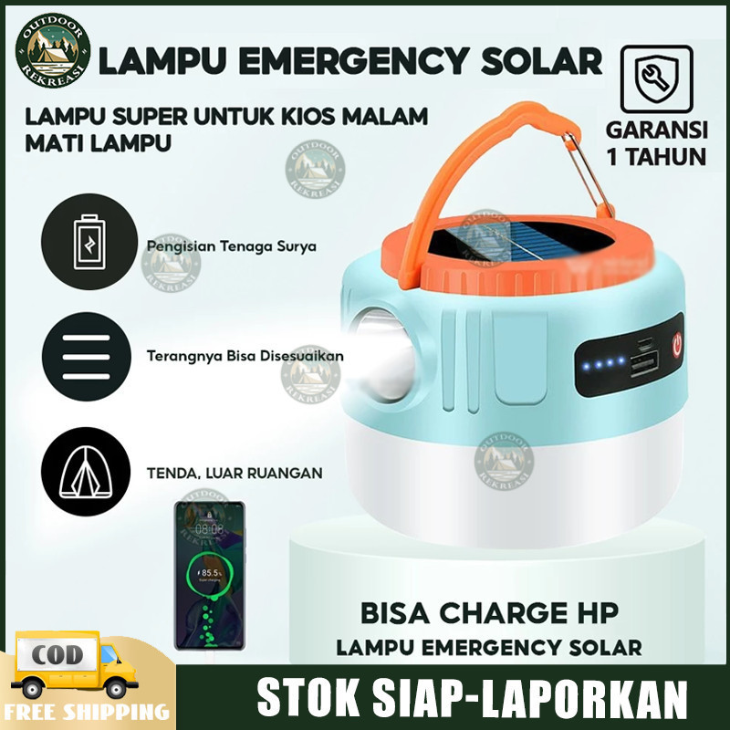 Lampu Emergency Tahan Lama LED 6 Model Lampu Lampu Emergency Solar Tahan Lama LED Gantung Portable T