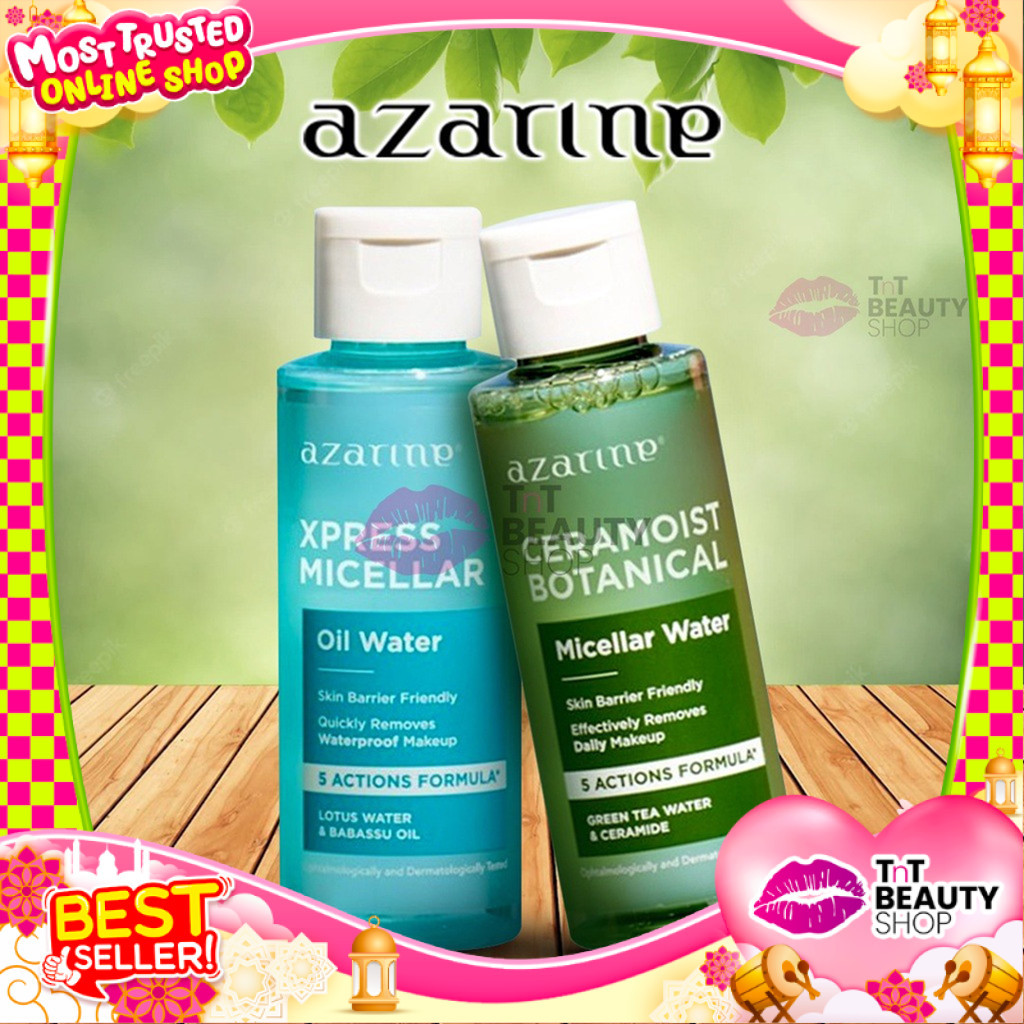 Azarine Micellar Water 90ml | Azarine Ceramoist Botanical Micellar Water - Azarine Xpress Micellar O