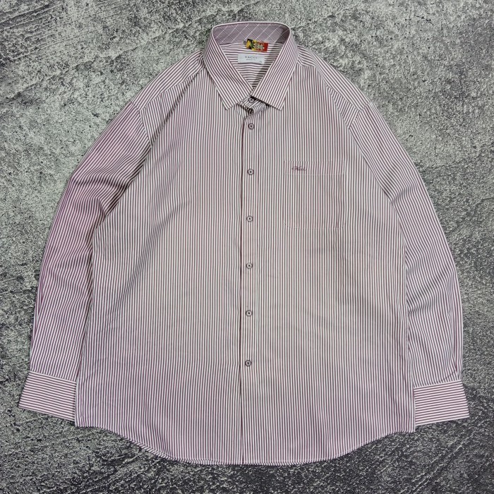 Kemeja lengan panjang pria VACCI motif garis bagus size XL