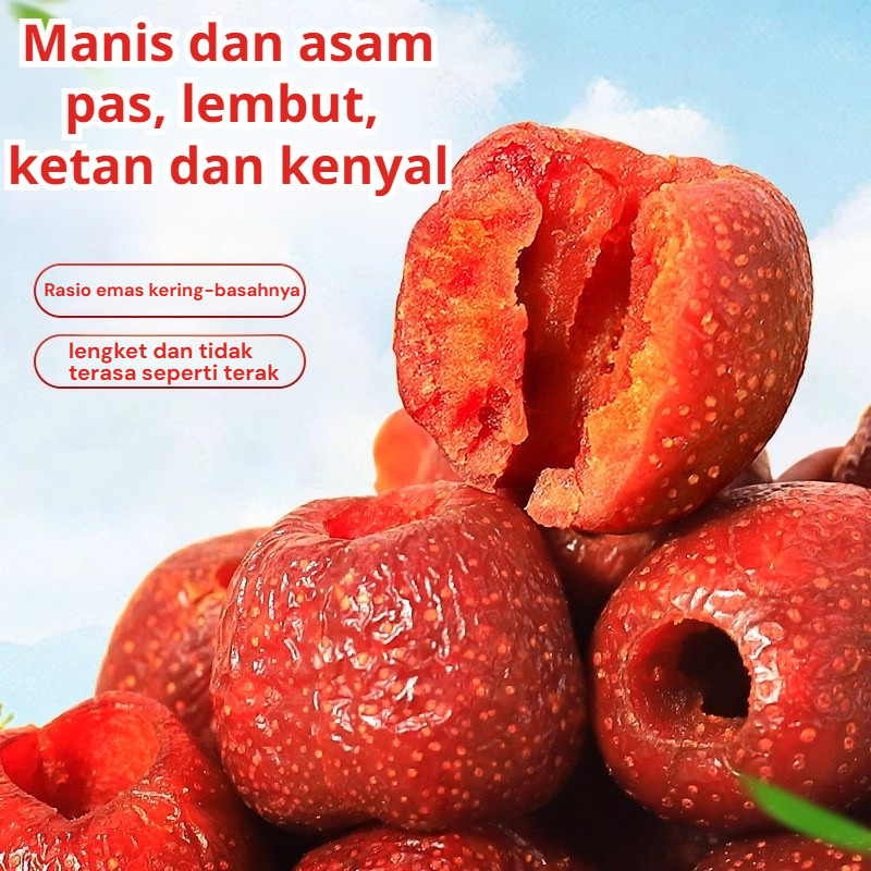 

⚡Barang spot+Kirim dalam 24 jam⚡Buah hawthorn kering halal/camilan buah kering asam manis 0 sukrosa/Hawthorn Kering Freeze Dried 100% Buah Asli Kering Snacks/Hawthorn Berry Fruit Preserves