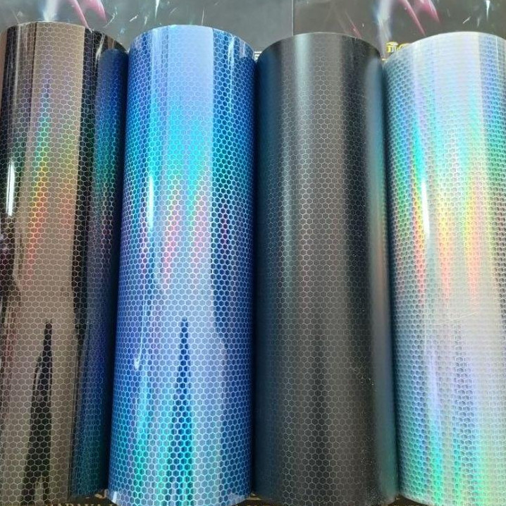 STIKER SKOTLET TRANSPARAN PELANGI MOTOR MOBIL MODEL SARANG TAWON-STIKER LAMPU MOBIL SKOTLET HYBRID